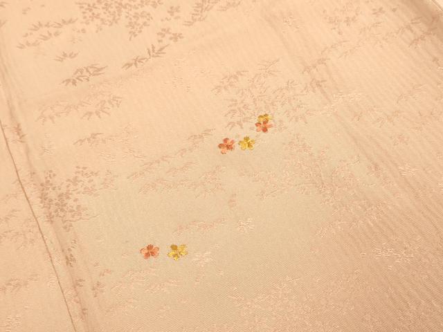 平和屋着物▼訪問着 総刺繍 枝花文 正絹 逸品 DAAZ5465du