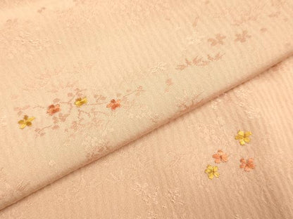平和屋着物▼訪問着 総刺繍 枝花文 正絹 逸品 DAAZ5465du
