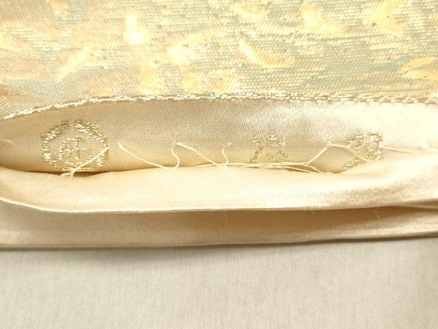 平和屋着物◎六通柄袋帯 飛鶴 金糸 正絹 逸品 DAAZ5702ea