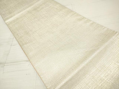 平和屋着物◎両面 全通柄袋帯 霞文 金糸 正絹 逸品 DAAZ5897ea