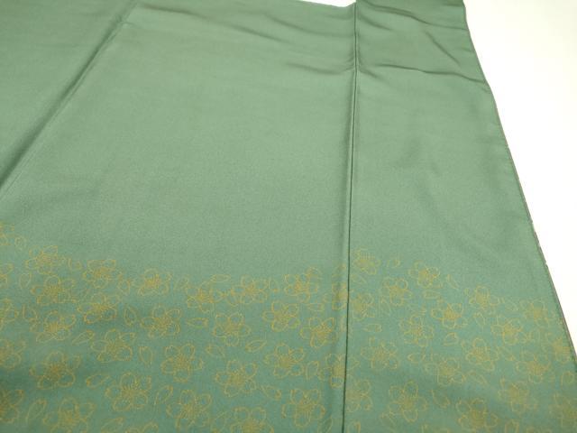 平和屋着物■上質な小紋　扇花松文　暈し染め　金彩　正絹　逸品　DAAZ6213fe
