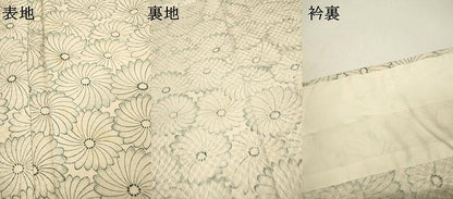 平和屋着物▽上質な小紋 単衣 花尽くし 正絹 逸品 DAAZ6364fe