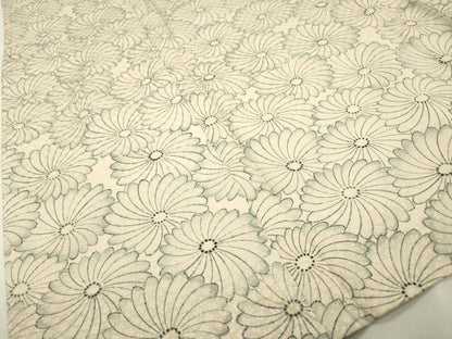 平和屋着物▽上質な小紋 単衣 花尽くし 正絹 逸品 DAAZ6364fe