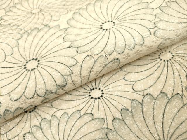 平和屋着物▽上質な小紋 単衣 花尽くし 正絹 逸品 DAAZ6364fe