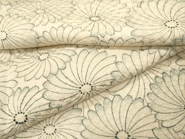 平和屋着物▽上質な小紋 単衣 花尽くし 正絹 逸品 DAAZ6364fe