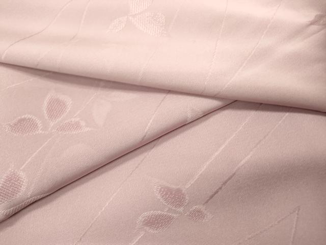 平和屋着物▼上質な小紋　地紋起こし　舞花文　正絹　逸品　DAAZ6399fe