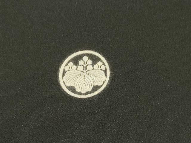 平和屋着物▼豪華黒留袖　刺繍　花鳥文　金銀糸　正絹　逸品　DAAZ6834fe