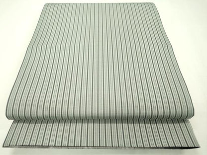 平和屋着物●両面　六通柄袋帯　ふくれ織　横段文　正絹　逸品　DAAZ6898fe