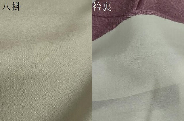 平和屋着物●江戸小紋　羽衣染　極小鮫小紋　反端付き　正絹　逸品　DAAZ7002ud