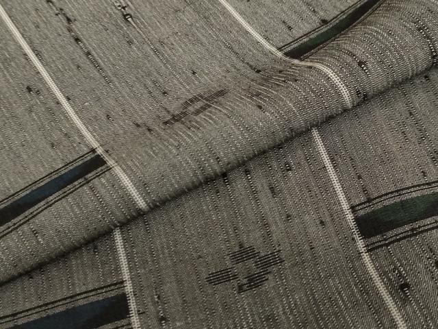 平和屋着物●上質な紬　抽象文様　正絹　逸品　未使用　DAAZ7022ud