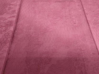 平和屋着物●訪問着 道長吉祥地紋 浅蘇芳色 正絹 逸品 DAAZ7079ud