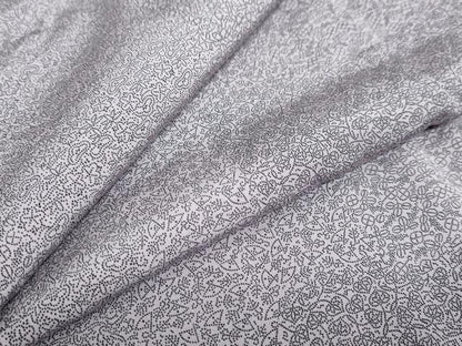 平和屋着物●江戸小紋　色紙寄せ小紋柄　正絹　逸品　未使用　DABD9860ud