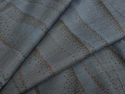 平和屋着物●本場大島紬　9マルキ　抽象文様　正絹　逸品　DAAZ7096ud