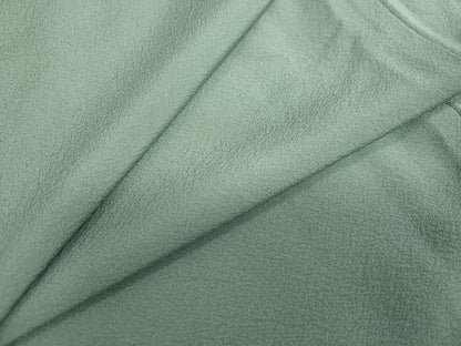 平和屋着物●上質な色無地　柳染色　正絹　逸品　未使用　DAAZ7098ud