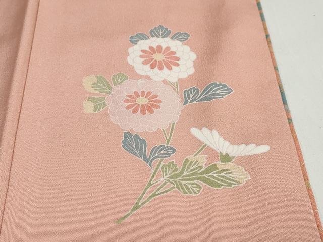 平和屋着物●訪問着　草花文　暈し染め　金彩　正絹　逸品　DAAZ7121ud