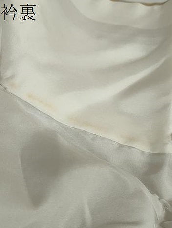 平和屋着物●上質な色無地 舞葉地紋 路考茶色 正絹 逸品 未使用 DAAZ7137ud