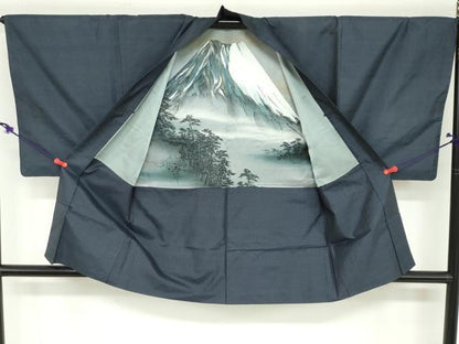 平和屋着物●男性 本場大島紬 アンサンブル 80亀甲 総詰め 正絹 逸品 DAAZ7145ud