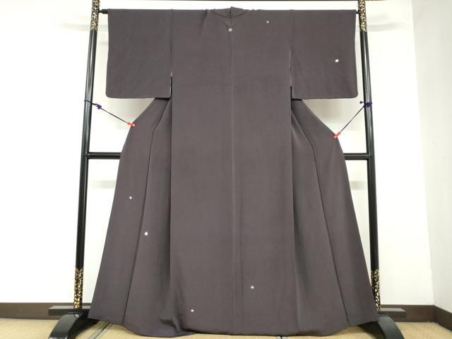 平和屋着物●訪問着 霞文 鬼しぼ縮緬 正絹 逸品 DAAZ7164ud