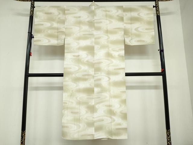 平和屋着物●男性　長襦袢　無双仕立て　流水文　暈し染め　正絹　逸品　DAAZ7165ud