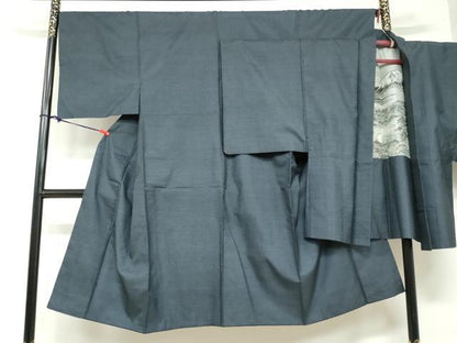 平和屋着物●男性 本場大島紬 アンサンブル 100亀甲 総詰め 正絹 逸品 DAAZ7178ud