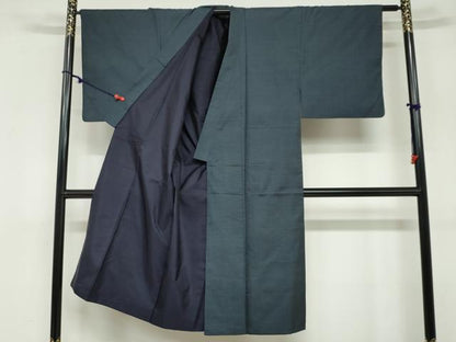 平和屋着物●男性 本場大島紬 アンサンブル 100亀甲 総詰め 正絹 逸品 DAAZ7178ud