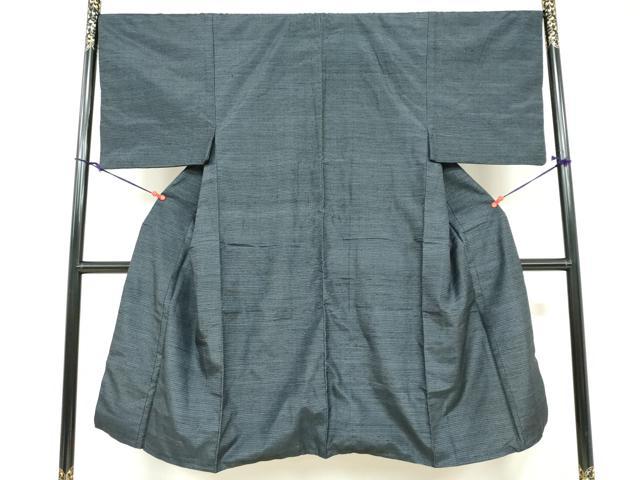 平和屋着物●男性 紬 アンサンブル 長襦袢セット（無双仕立て） 100亀甲 総詰め さんび謹製 正絹 逸品 DAAZ7179ud