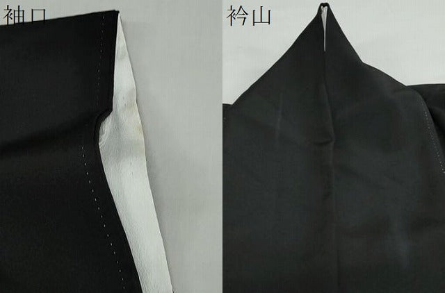 平和屋着物●豪華黒留袖　友禅　作家物　風景群鶴草花文　正絹　逸品　DAAZ7205ud