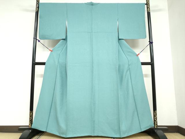 平和屋着物▽上質な色無地　単衣　薄青色　正絹　逸品　未使用　AAAZ9353fy 平和屋着物○上質な色無地 薄縹色 正絹 逸品 未使用 CABD8327vpの通販