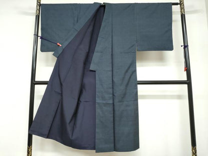 平和屋着物●男性　本場大島紬　アンサンブル　長襦袢セット（袷）　100亀甲　総詰め　正絹　逸品　DAAZ7226ud