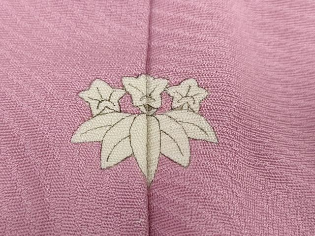 平和屋着物●無地絵羽訪問着 立波地紋 菖蒲色 正絹 逸品 DAAZ7251ud