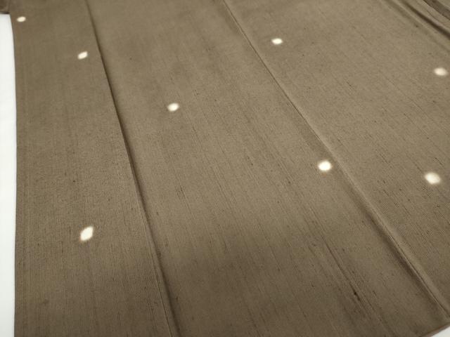 平和屋着物●上質な小紋　紬　蛍暈し　正絹　逸品　DAAZ7283ud 平和屋着物○上質な小紋 紬 蛍暈し 正絹 逸品 DAAZ7283ud