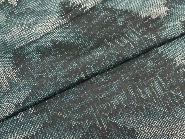 平和屋着物●上質な紬　樹林文　正絹　逸品　未使用　DAAZ7296ud