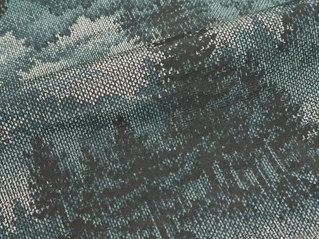 平和屋着物●上質な紬　樹林文　正絹　逸品　未使用　DAAZ7296ud