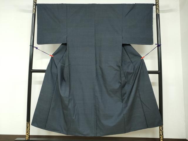平和屋着物●男性　本場大島紬　アンサンブル　長羽織　80亀甲　総詰め　正絹　逸品　DAAZ7304ud