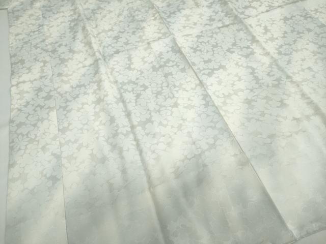 平和屋着物●長襦袢　無双仕立て　花尽くし地紋　暈し染め　正絹　逸品　DAAZ7327ud