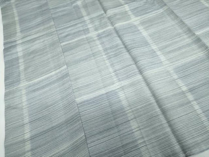 平和屋着物●長襦袢　袷　変わり格子文　正絹　逸品　DAAZ7328ud