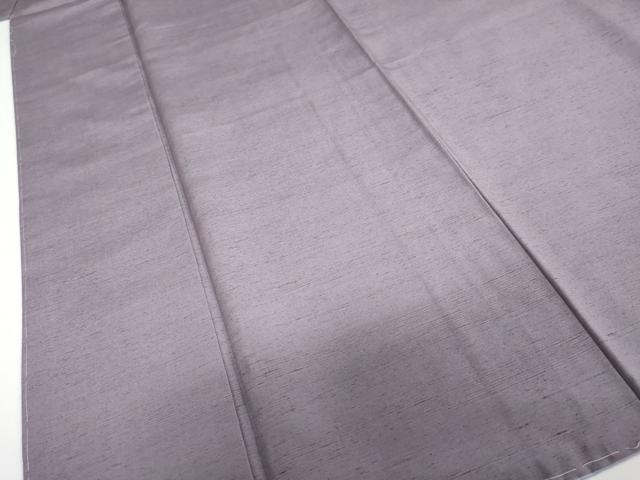 平和屋着物●結城紬　葡萄鼠色　正絹　逸品　未使用　DAAZ7368ud