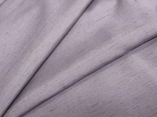 平和屋着物●結城紬　葡萄鼠色　正絹　逸品　未使用　DAAZ7368ud