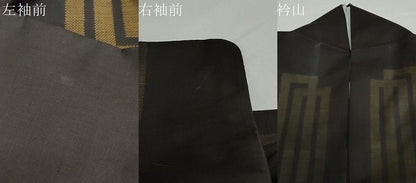 平和屋着物●本場大島紬　地空き　9マルキ　源氏香　正絹　逸品　DAAZ7387ud