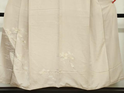 平和屋着物●訪問着 枝花文 暈し染め 金彩 三越扱い 正絹 逸品 DAAZ7417ud