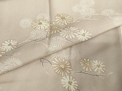 平和屋着物●訪問着 枝花文 暈し染め 金彩 三越扱い 正絹 逸品 DAAZ7417ud
