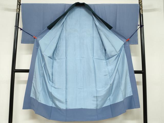 平和屋着物●男性　長襦袢　袷　絞り　風景文　正絹　逸品　DAAZ7441ud