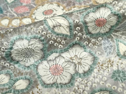 平和屋着物●訪問着　絞り　辻が花　暈し染め　金彩　正絹　逸品　DAAZ7474ud