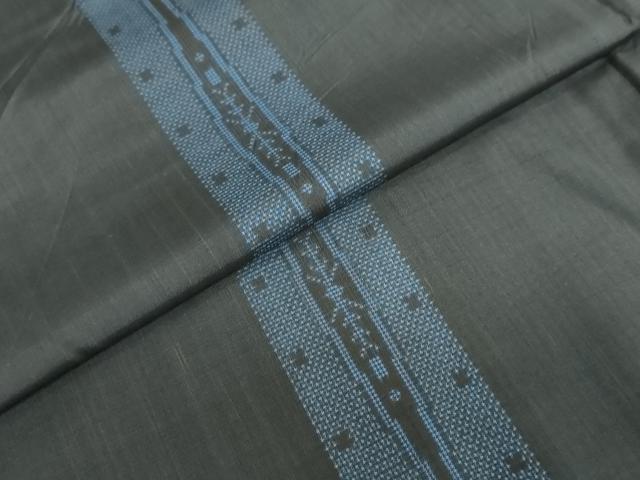 平和屋着物○本場大島紬 地空き 7マルキ 抽象間道 正絹 逸品 DAAZ7488ud