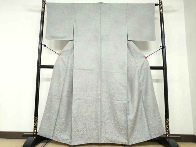 平和屋着物●上質な小紋　花尽くし文　やまと誂製　正絹　逸品　未使用　DAAZ7491ud