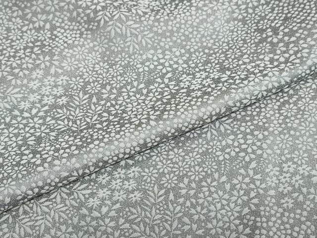 平和屋着物○上質な小紋 花尽くし文 やまと誂製 正絹 逸品 未