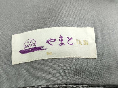 平和屋着物●上質な小紋　花尽くし文　やまと誂製　正絹　逸品　未使用　DAAZ7491ud