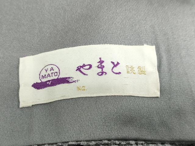 平和屋着物●上質な小紋　花尽くし文　やまと誂製　正絹　逸品　未使用　DAAZ7491ud