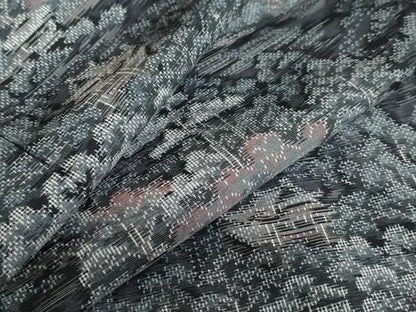 平和屋着物●上質な紬 風景樹林文 正絹 逸品 DAAZ7495ud