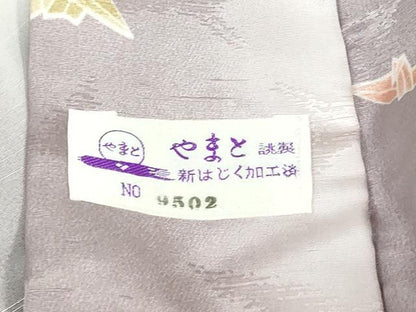 平和屋着物●長襦袢　無双仕立て　折り鶴文　やまと誂製　正絹　逸品　DAAZ7526ud